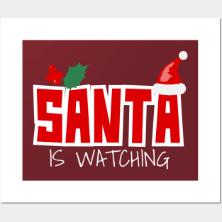 Watching Santa Posters and Art